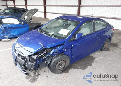 2012 Hyundai Accent Gls from USA, damaged, VIN KMHCT4AE0CU187125